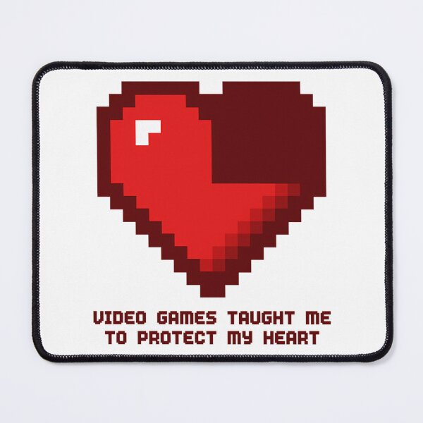 Item preview, 8-Bit Lessons Video Games Taught Me To Protect My Heart designed and sold by talyna-vendano.