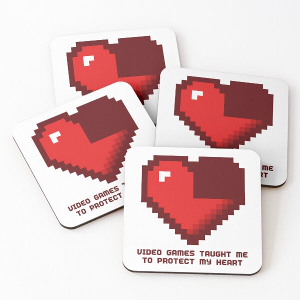 Item preview, 8-Bit Lessons Video Games Taught Me To Protect My Heart designed and sold by talyna-vendano.