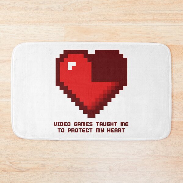 Item preview, 8-Bit Lessons Video Games Taught Me To Protect My Heart designed and sold by talyna-vendano.