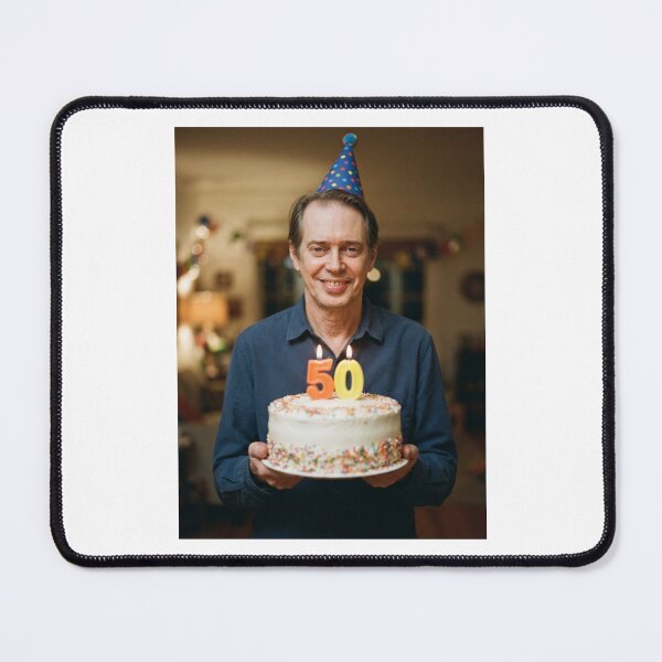 Item preview, Steve buscemi 50th Birthday funny prank meme memes happy 50 designed and sold by CheeseBlueprint.