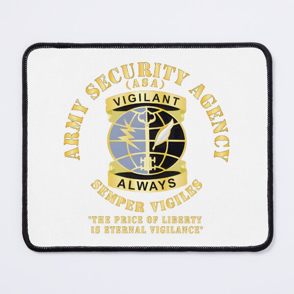 Item preview, Army Security Agency Dui Always Vigilante ⭐⭐⭐⭐⭐ designed and sold by Madison Leblanc.