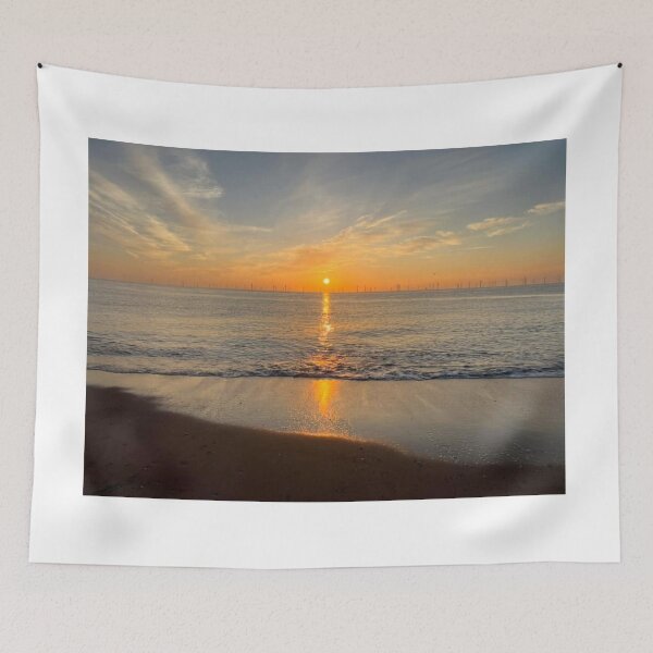 Item preview, Golden horizon: sunrise over Ingoldmells beach designed and sold by Astute-Artio-Photography.