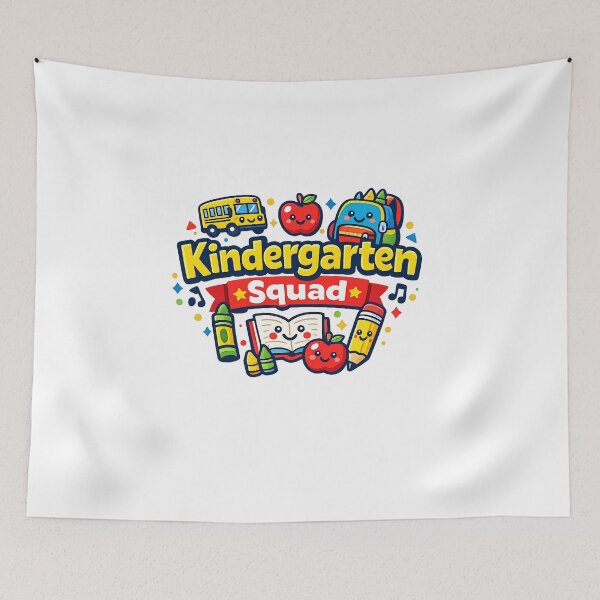 Item preview, Kindergarten Squad Cute Kawaii Back to School Teacher Student designed and sold by shemodas.