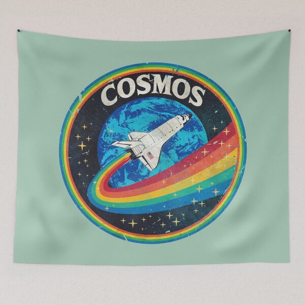 Item preview, Retro Cosmos Space Shuttle Orbit Earth Patch designed and sold by Lidra Zehcnas.