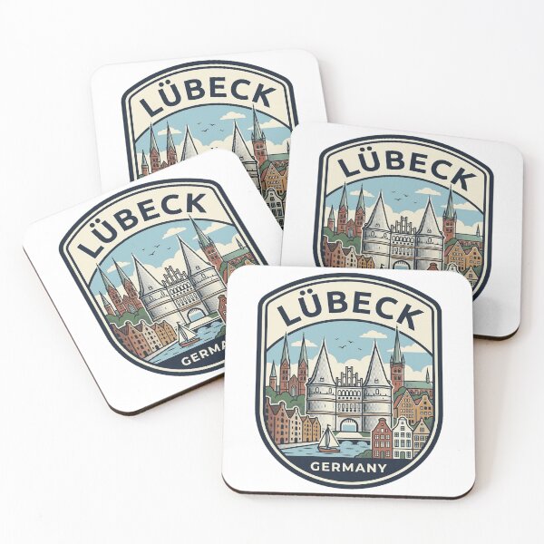 Item preview, Vintage Lübeck Germany Holstentor Travel Badge designed and sold by k3rstman1.