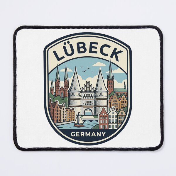 Item preview, Vintage Lübeck Germany Holstentor Travel Badge designed and sold by k3rstman1.