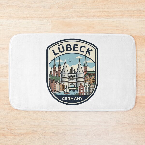 Item preview, Vintage Lübeck Germany Holstentor Travel Badge designed and sold by k3rstman1.