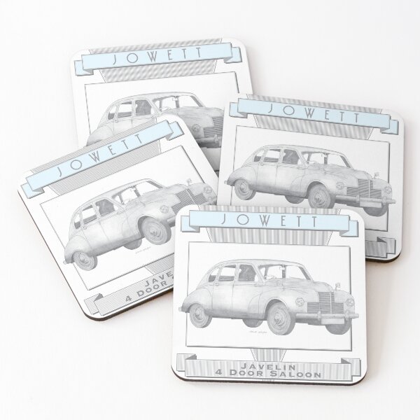 Item preview, Jowett Javelin 4 Door Saloon Hand-drawn designed and sold by Classic Car Art Drawings.