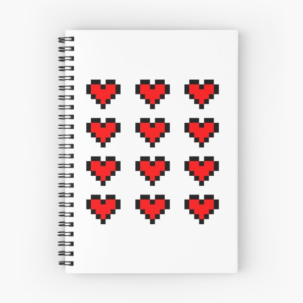 Item preview, 12 Pixel Hearts - Red  designed and sold by handymaryloui.