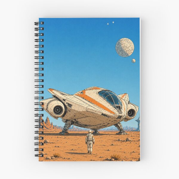 Item preview, Retro Mars Explorer Spacecraft Poster designed and sold by NordenPosters.