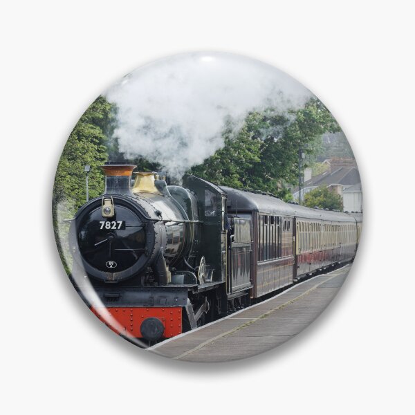 Item preview, Steam Loco 7827 Lydham Manor Dartmouth Steam Railway Devon England UK designed and sold by John Gilham - Landscape Photography.