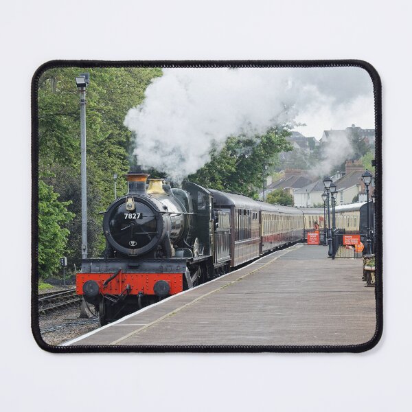 Item preview, Steam Loco 7827 Lydham Manor Dartmouth Steam Railway Devon England UK designed and sold by John Gilham - Landscape Photography.