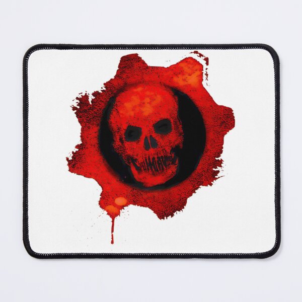 Item preview, Red Skull Gear Spray Grunge Art ⭐⭐⭐⭐⭐ designed and sold by Madison Leblanc.