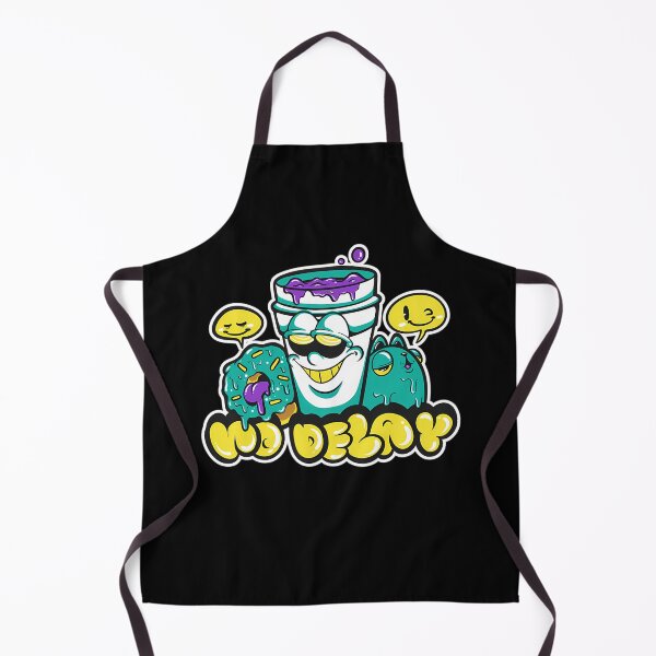 Item preview, No Delay Fast Food Soda Cup Donut Cat Graffiti designed and sold by Ashutosh Das.
