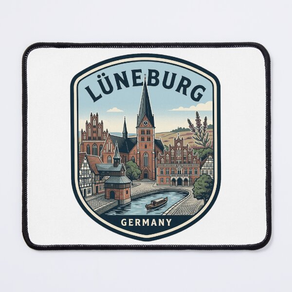 Item preview, Vintage Lüneburg Germany Historic Old Town Badge designed and sold by k3rstman1.
