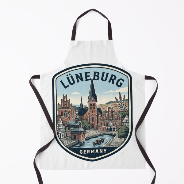 Item preview, Vintage Lüneburg Germany Historic Old Town Badge designed and sold by k3rstman1.