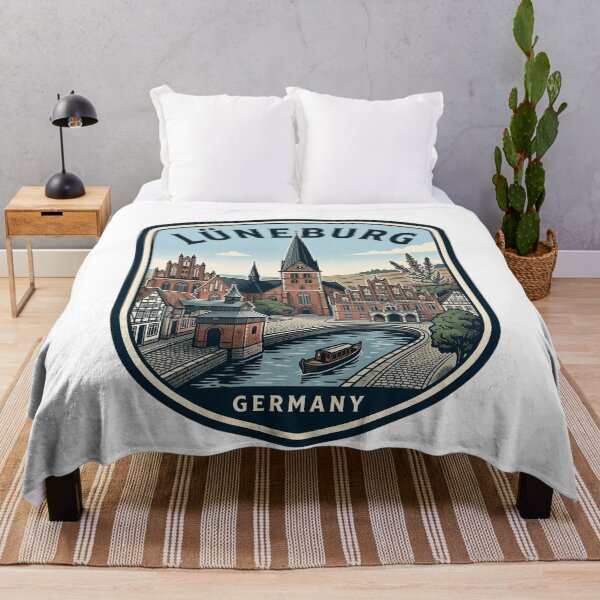 Item preview, Vintage Lüneburg Germany Historic Old Town Badge designed and sold by k3rstman1.