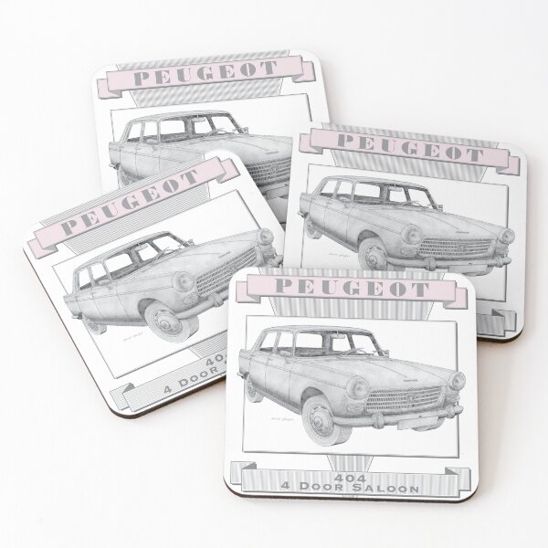 Item preview, Peugeot 404 4 Door Saloon Hand-drawn designed and sold by Classic Car Art Drawings.