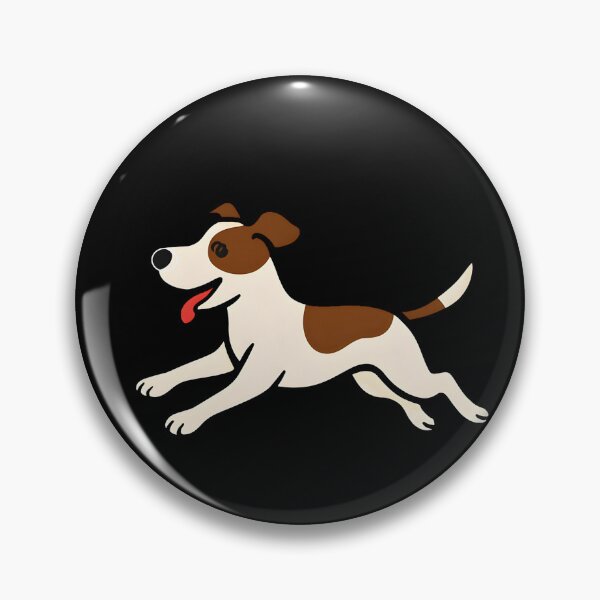 Item preview, Happy Running Puppy Dog Cute Pet Illustration designed and sold by VibeShift Studio.