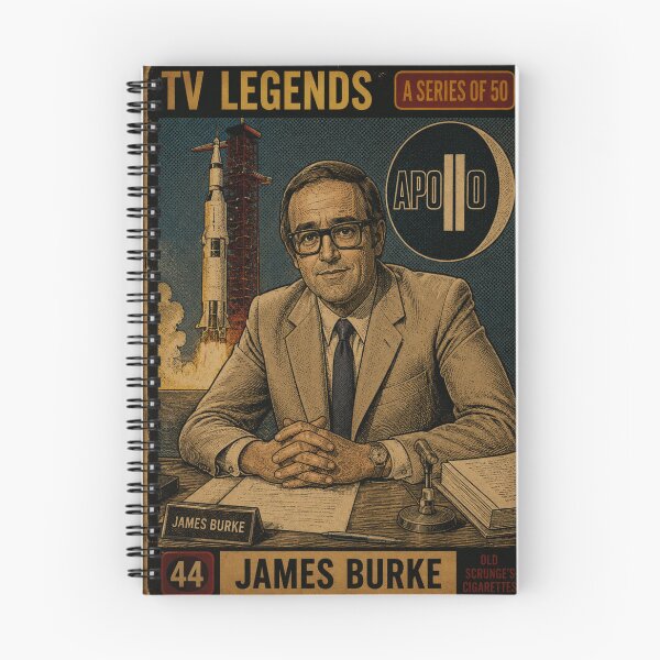 Item preview, James Burke - TV Legends Trading Cards designed and sold by halibutgoatramb.