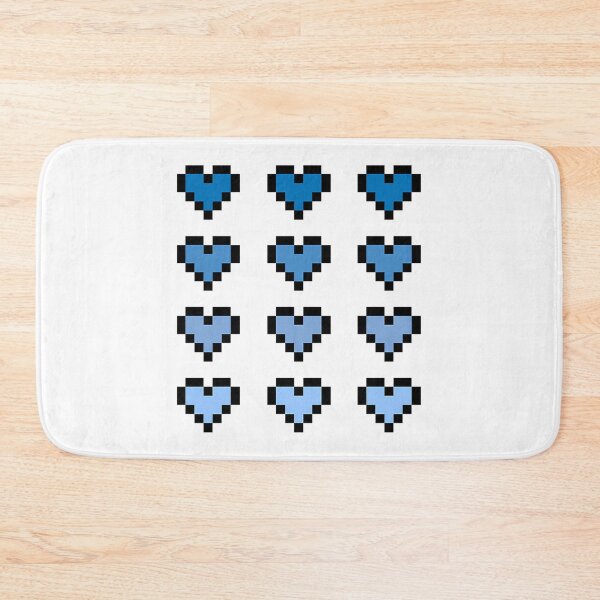 Item preview, 12 Pixel Hearts - Blue Gradient designed and sold by talyna-vendano.