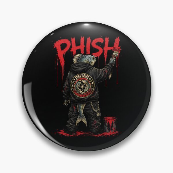 Item preview, Phish Jam Band Fish Graffiti Street Art designed and sold by ZHISUART.