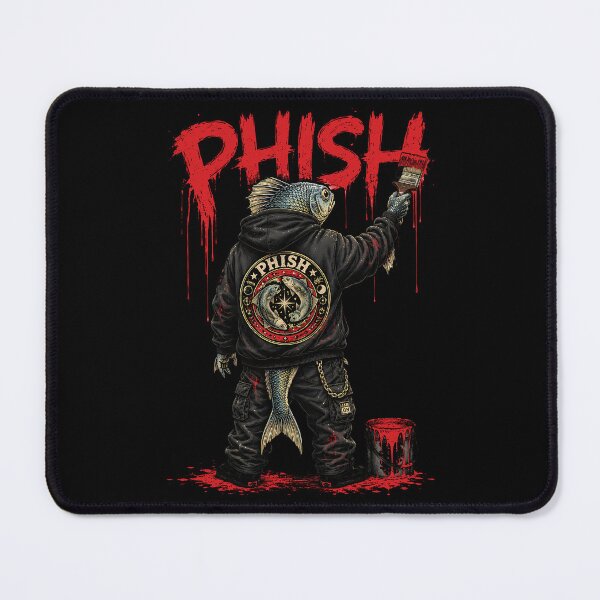 Item preview, Phish Jam Band Fish Graffiti Street Art designed and sold by ZHISUART.