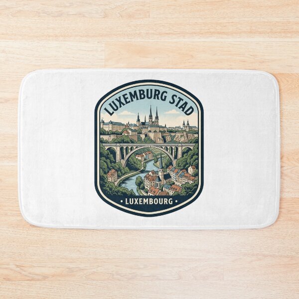 Item preview, Vintage Luxembourg City Adolphe Bridge Travel Badge designed and sold by k3rstman1.