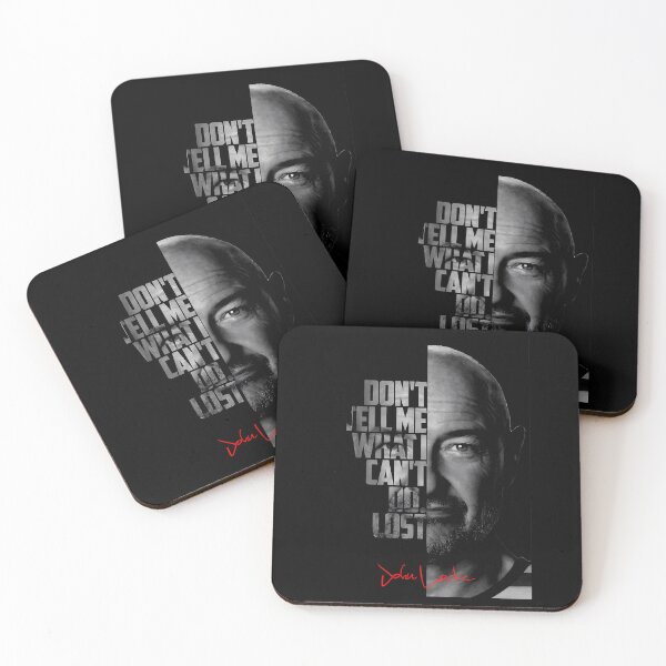 Item preview, Black And White John Locke Lost Tv Show Quote Poster designed and sold by J-amieMay-o.