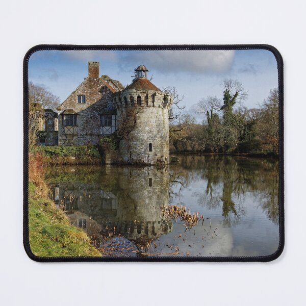 Item preview, Old ruined moated English Castle designed and sold by John Gilham - Landscape Photography.
