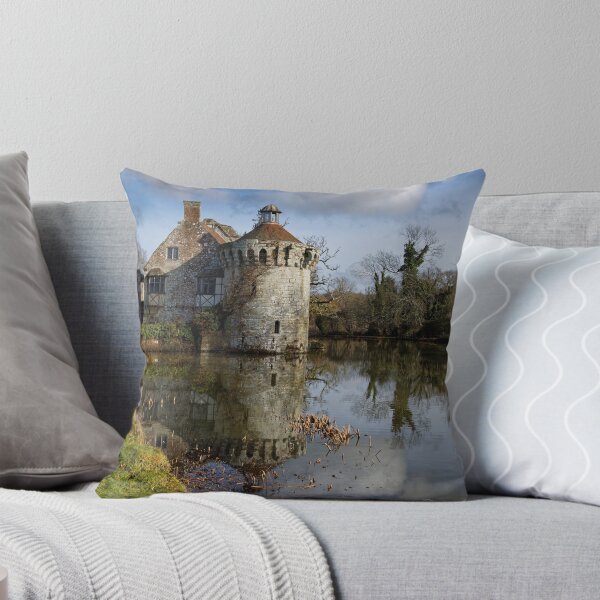 Item preview, Old ruined moated English Castle designed and sold by John Gilham - Landscape Photography.