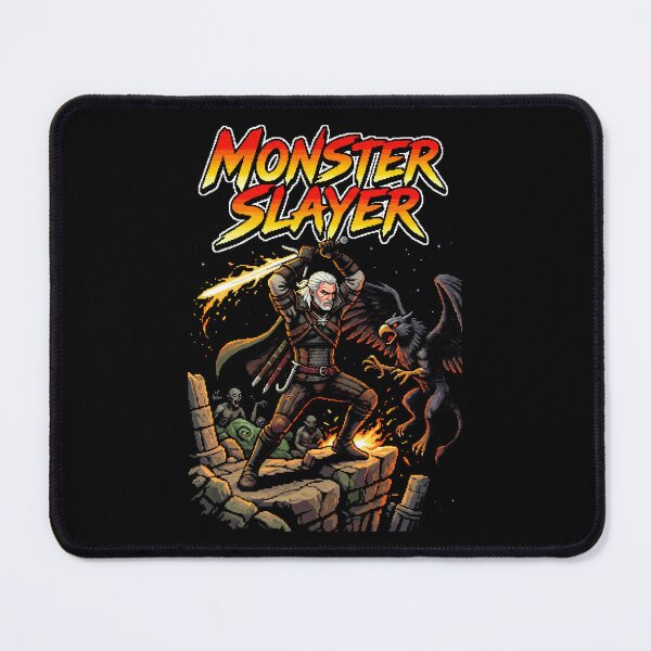 Item preview, Monster Slayer Retro Arcade designed and sold by chesterosul.