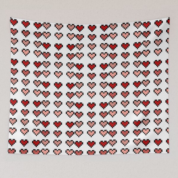 Item preview, 12 Pixel Hearts - Red Gradient designed and sold by talyna-vendano.