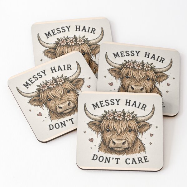 Item preview, Messy Hair, Don't Care designed and sold by AjoleneK.