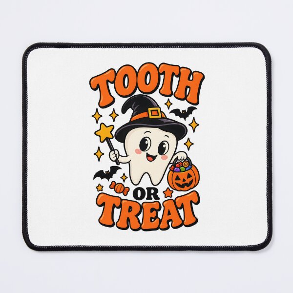 Item preview, Tooth or Treat - Cute Halloween Tooth Witch designed and sold by oumayma mokrane.