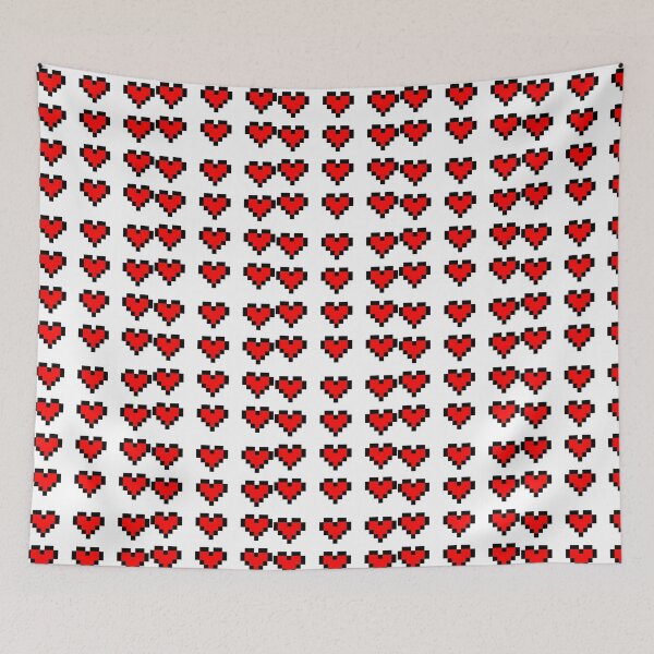 Item preview, 12 Pixel Hearts - Red designed and sold by talyna-vendano.