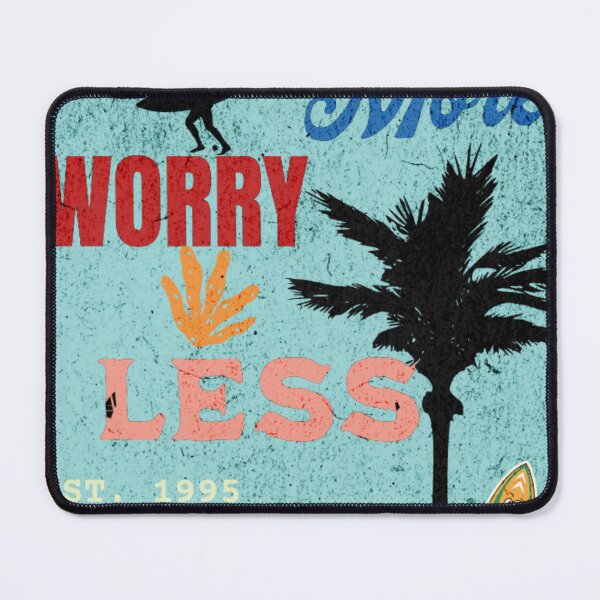 Item preview, Surf More Worry Less – Retro Vintage Surfing Beach Design designed and sold by MOCH- ART.