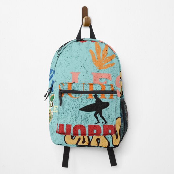 Item preview, Surf More Worry Less – Retro Vintage Surfing Beach Design designed and sold by MOCH- ART.