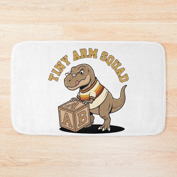 Item preview, T-Rex Dinosaur Glasses Alphabet Block Tiny Arm Squad designed and sold by Rare By Hero.