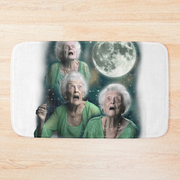 Item preview, Three Granny Moon 3 Old Ladys Howling Weird Cursed Meme For Men Women designed and sold by BrynleeLam.