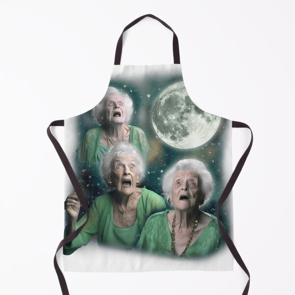 Item preview, Three Granny Moon 3 Old Ladys Howling Weird Cursed Meme For Men Women designed and sold by BrynleeLam.