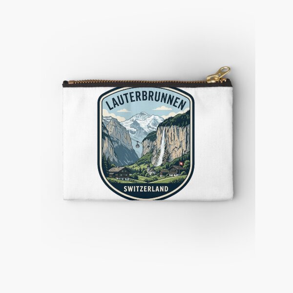 Item preview, Lauterbrunnen Switzerland Swiss Alps Vintage Travel Emblem designed and sold by k3rstman1.