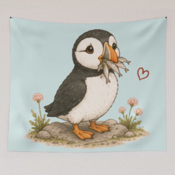 Item preview, Cute Fish Supplier Puffin designed and sold by MellowMunchkins.