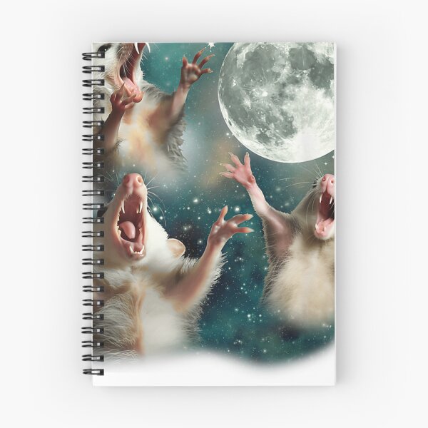Item preview, Three Possum Moon  3 Opossum Funny Weird Cursed Meme For Men Women designed and sold by BrynleeLam.