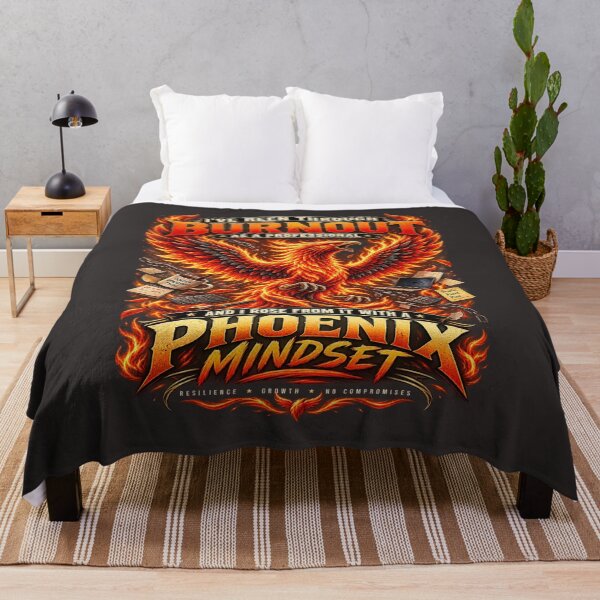 Item preview, Phoenix Mindset Burnout Recovery Resilience designed and sold by FABIOLA1970.