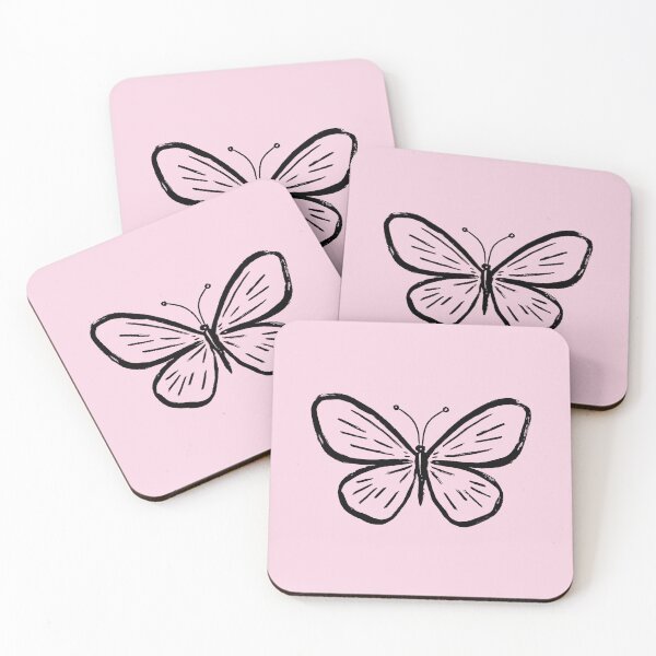 Item preview, Minimalist Butterfly Vintage Line Art designed and sold by jianina-alondra.