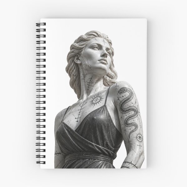 Item preview, Marble Muse – Tattooed Greek Statue Street Art designed and sold by Cavalier-org.