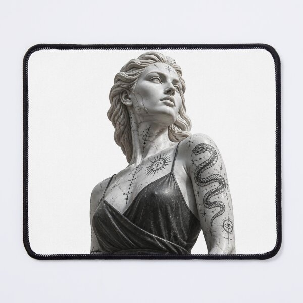Item preview, Marble Muse – Tattooed Greek Statue Street Art designed and sold by Cavalier-org.