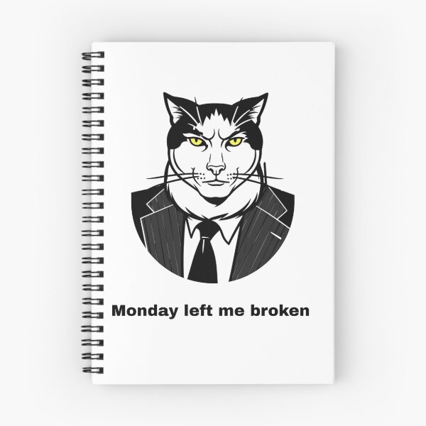 Item preview, Monday left me broken  designed and sold by Artbychiii.
