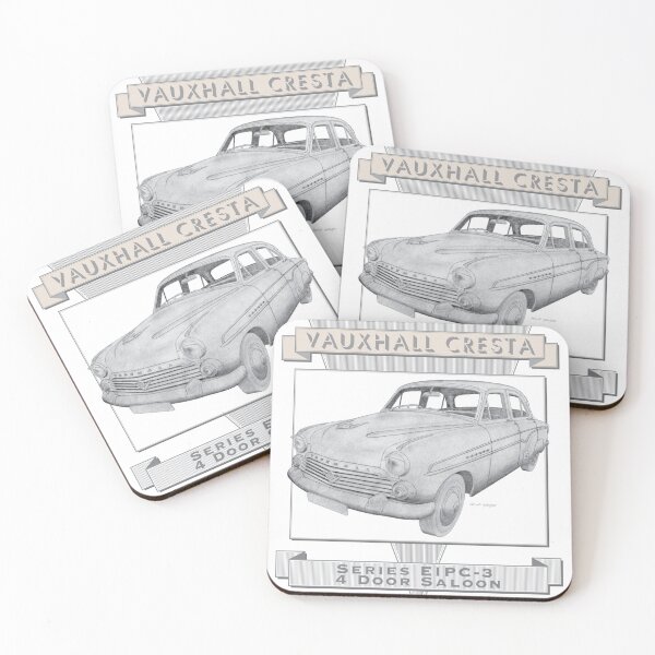 Item preview, Vauxhall Cresta Series EIPC-3 4 Door Saloon Hand-drawn designed and sold by Classic Car Art Drawings.